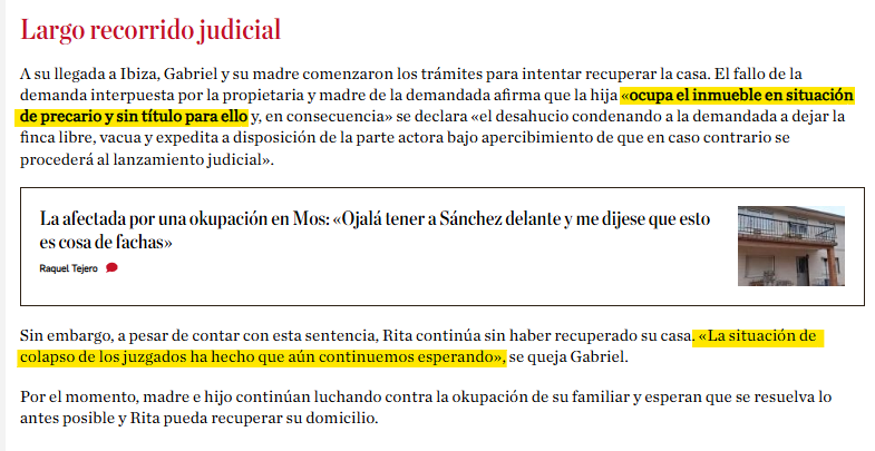 leyantiocupas's tweet photo. Los negacionistas de la #okupacion, esos q van dando lecciones sobre allanamiento y usurpación, se olvidan q hay + tipos de #okupación. 

Aquí el ejemplo, una madre con discapacidad #okupada por su propia hija: una justicia lenta no es justicia. 

Urge una #leyantiocupas @PSOE https://t.co/GUIRXrTMbF