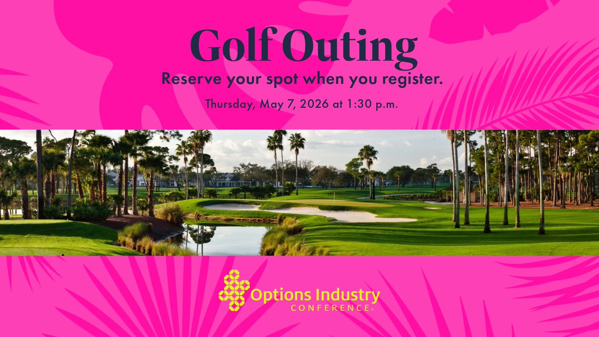 Options Industry Conference tweet media