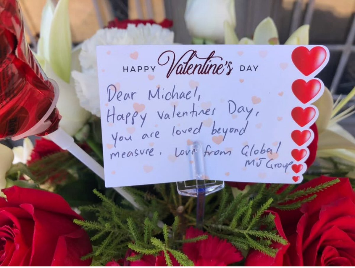 The love that 💘#MichaelJackson gave has never stopped being returned. The note says it all #eternallove ❤️