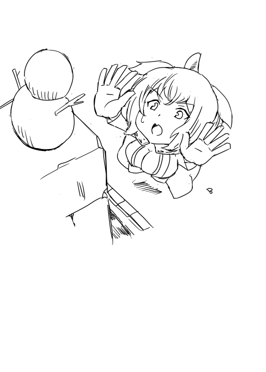 落書き。 おやすみー。