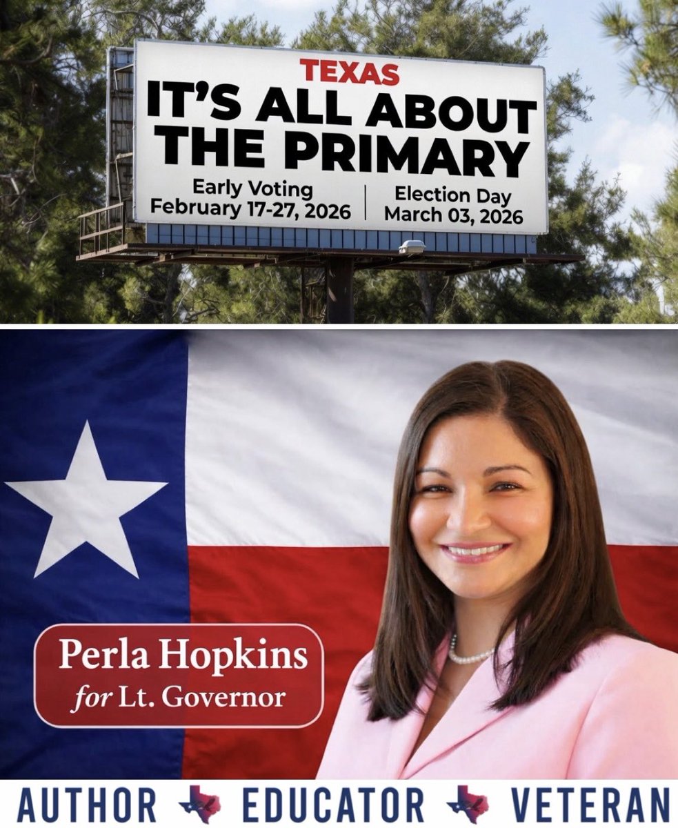 I hope to earn your Vote 🗳️ 
THERE’S ONLY ONE TEXAS, 
OUR TEXAS!

BROAD TOP 3:
✅ Eliminate Property Taxes
✅ Education Reform
✅ TEXAS is NOT for SALE

EARLY VOTING: Feb 17 - 27th
REPUBLICAN PRIMARY ELECTION
March 3, 2026

#oneTXourTX
#America250
#AMERICA
#TEXAS
#Houston
#Austin