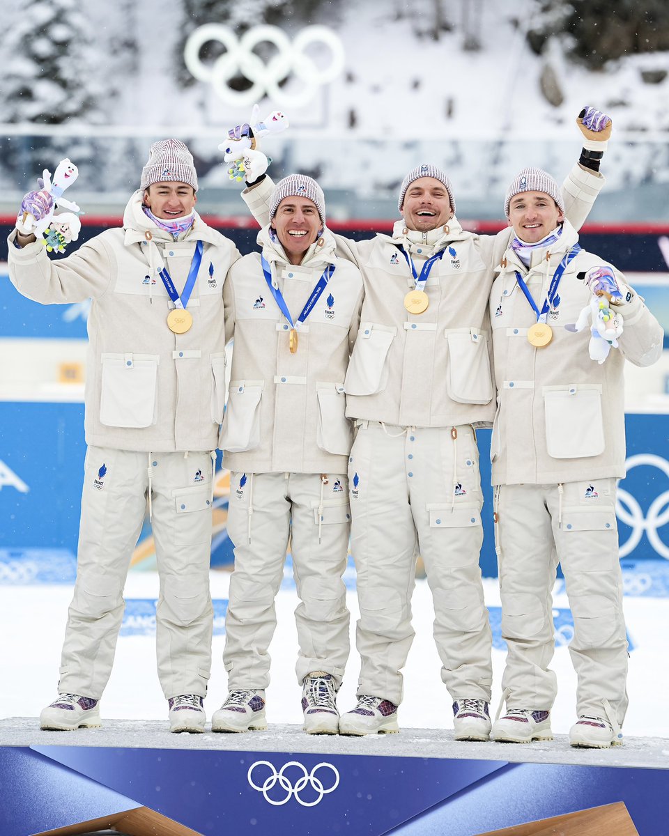 Eric Perrot 🥇
Quentin Fillon Maillet 🥇
Émilien Jacquelin 🥇
Fabien Claude 🥇

Merci messieurs 🇫🇷🤩