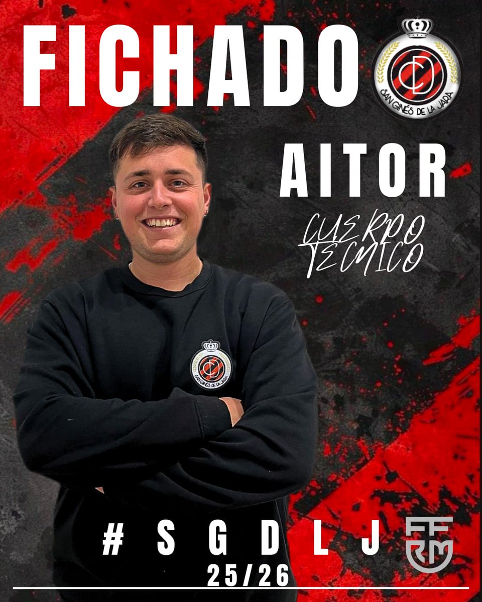 🔴⚫ FICHADO
Aitor se une al cuerpo técnico con ilusión y ambición de seguir haciendo grandes cosas.
 Llega para crecer y aportar al máximo.
¡Bienvenido a tu casa! ❤️🖤
#SGDLJ #2526
<a href="/treceraG13/">Trecera.com ⚽️</a>
@cartagena_dep
<a href="/Nacional10x/">PreferenteAUT</a>
<a href="/Cartagena_Dep/">Cartagena Deportiva</a>