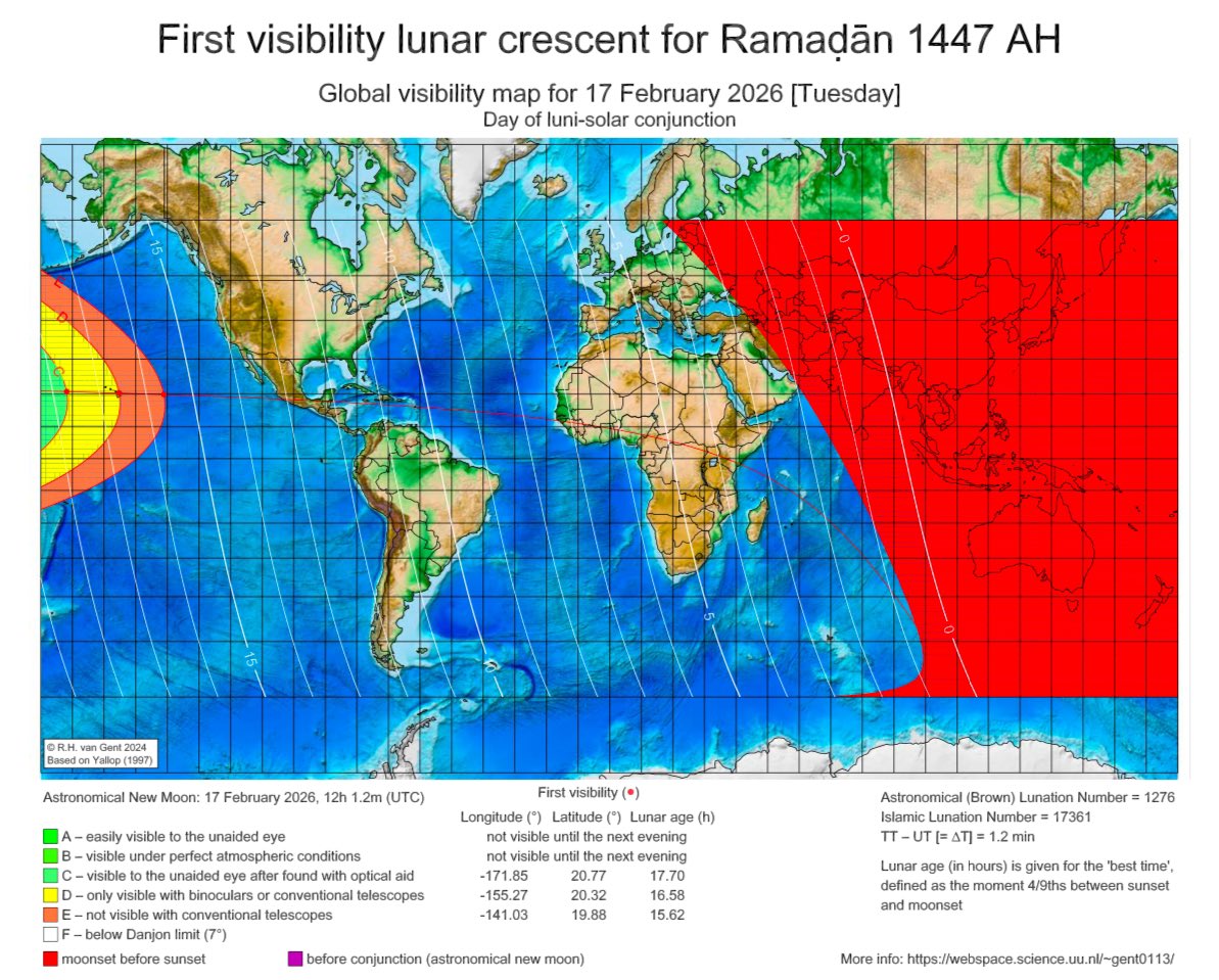 Nouveau mensonge de l’Arabie Saoudite comme très souvent ces dernières années 

Le croissant n’est pas visible aujourd’hui
