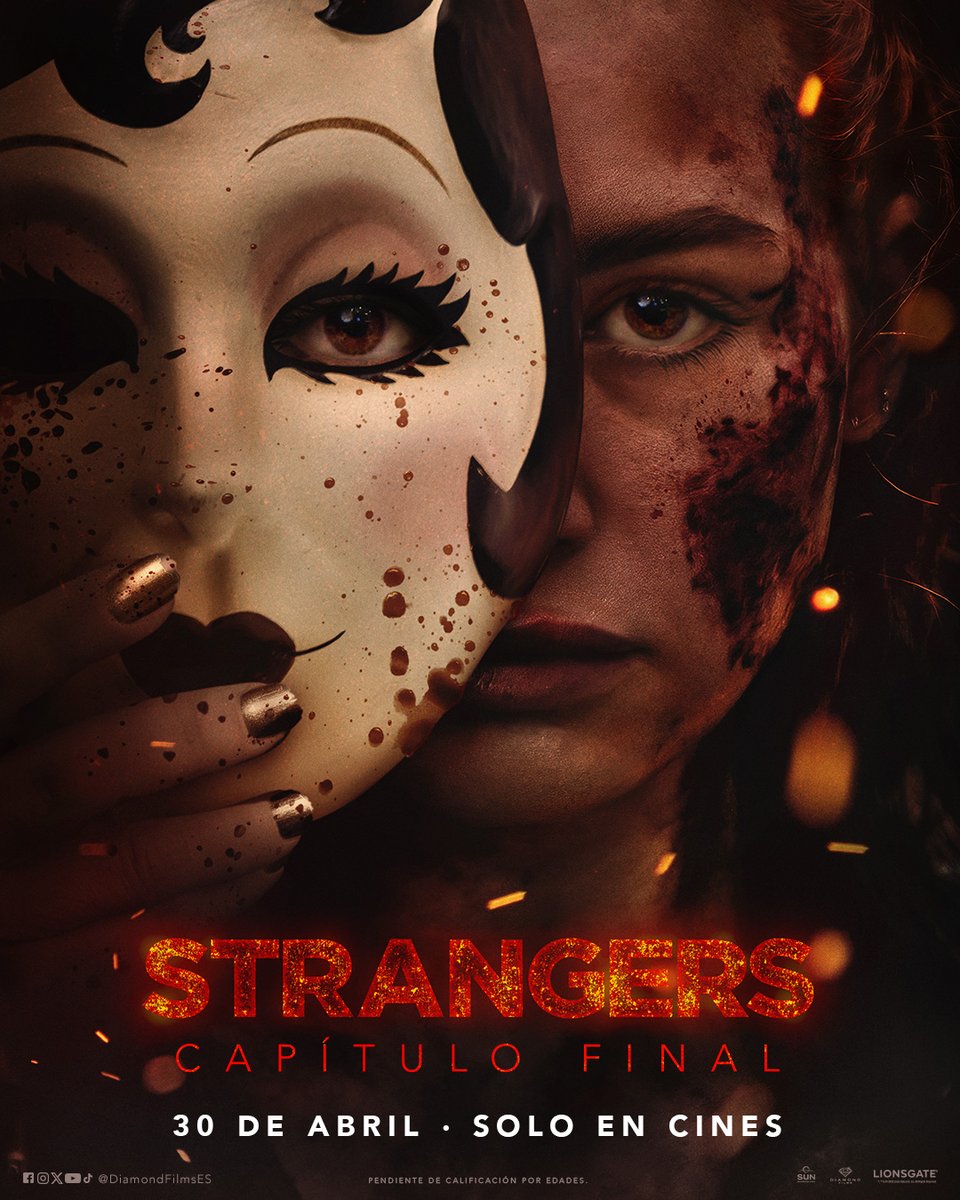 carteles's tweet photo. Tercera y última película de la trilogía Strangers y que vuelve a dirigir Renny Harlin. Maya se enfrenta por última vez a los asesinos enmascarados. #StrangersCapituloFinal se estrena en cines el 30 de abril https://t.co/bcuEhFV1em https://t.co/sk81n6E8K7