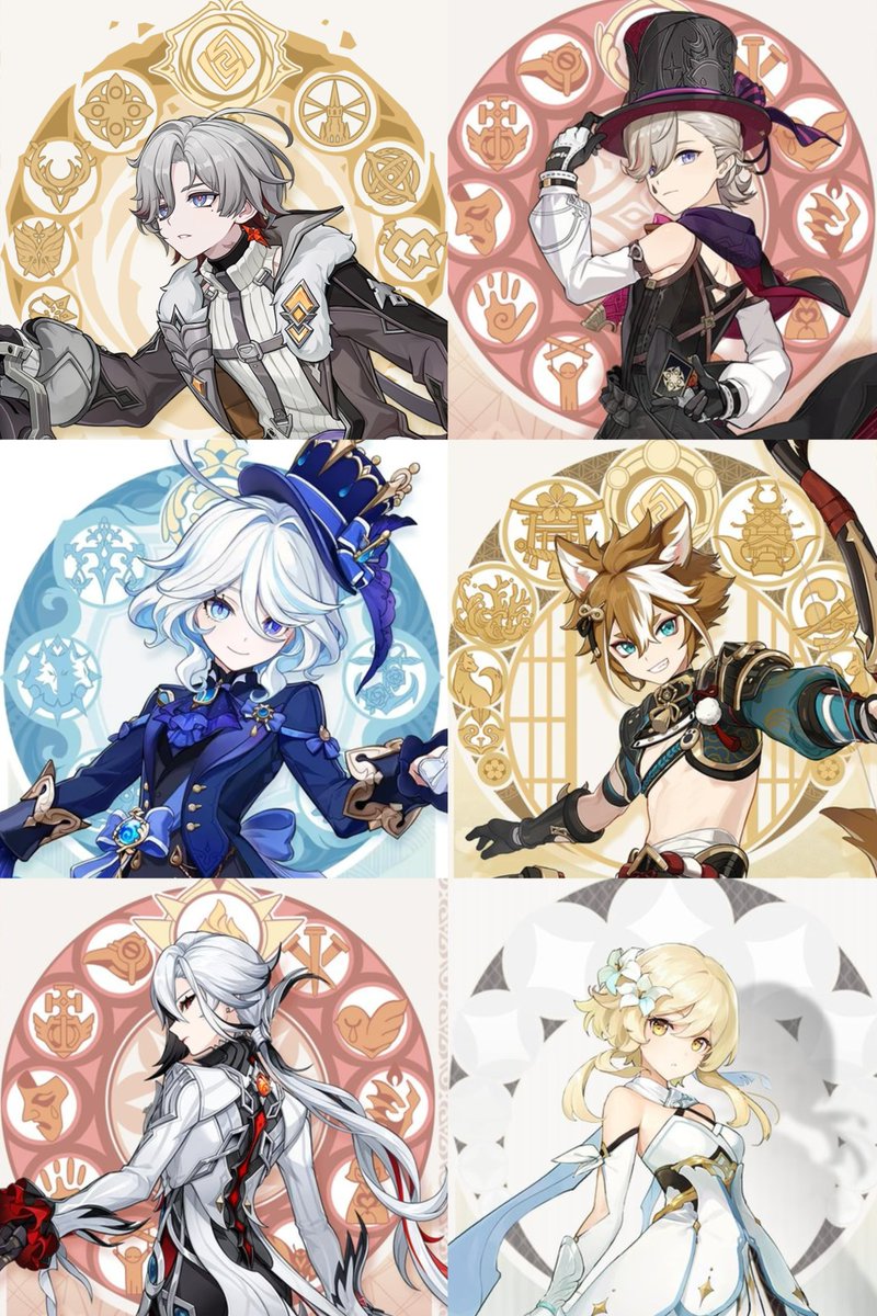 近いうちにやりたいなと考えている子たちを発表すると良いと聞いて👂👂👂
※予定が確定しているキャラは除く