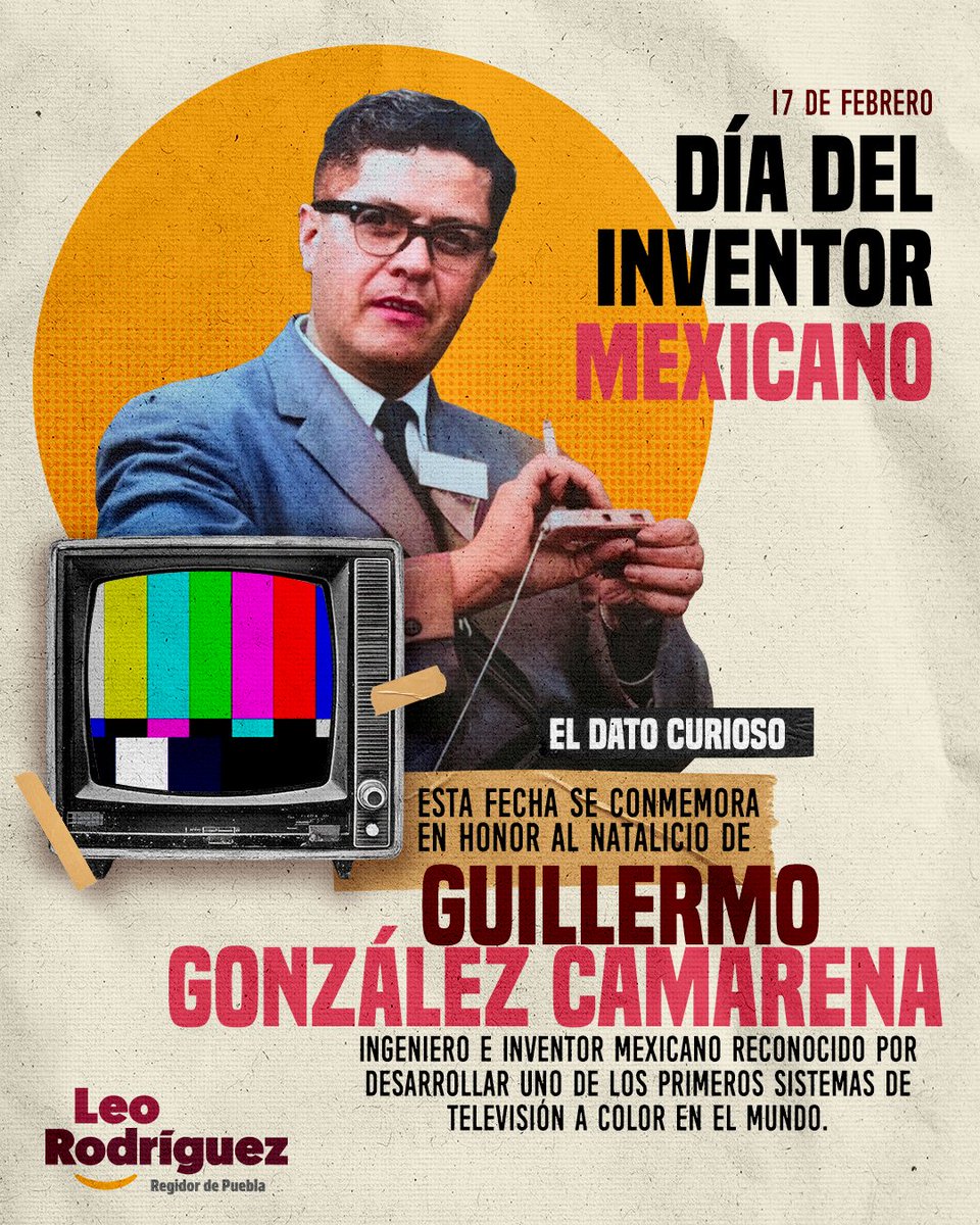 Hoy celebramos el ingenio que impulsa y transforma a #México. 🇲🇽

Feliz Día del Inventor Mexicano a todas las mentes creativas que convierten ideas en grandes realidades. 💡

#DíaDelInventorMexicano #OrgulloMexicano #Innovación