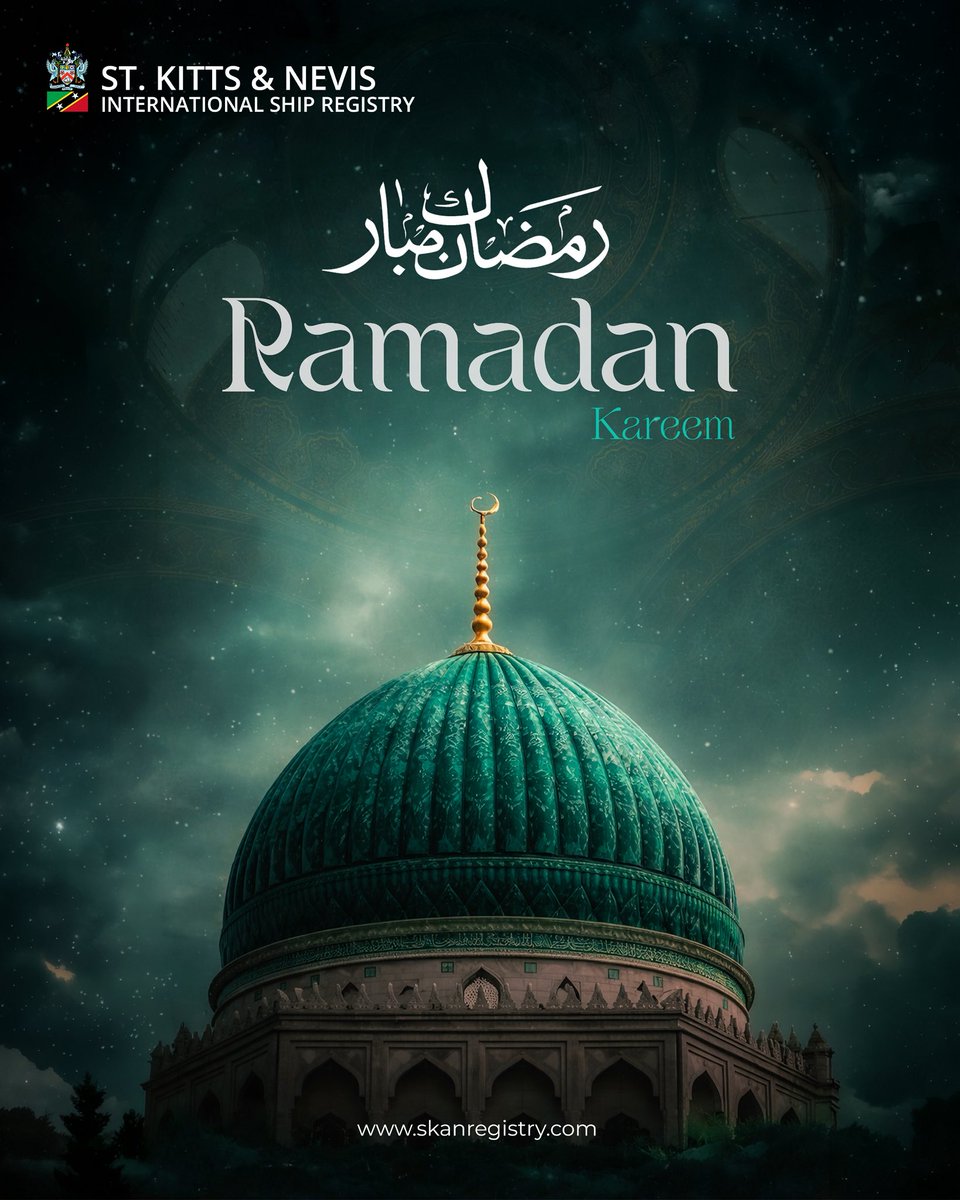 As the holy month of Ramadan begins, we extend our warmest wishes to all our partners, clients, and colleagues observing around the world.

Ramadan Kareem from the team at St Kitts and Nevis International Ship Registry #SKANReg. 🌙

#RamadanMubarak #GlobalBusiness #Unity