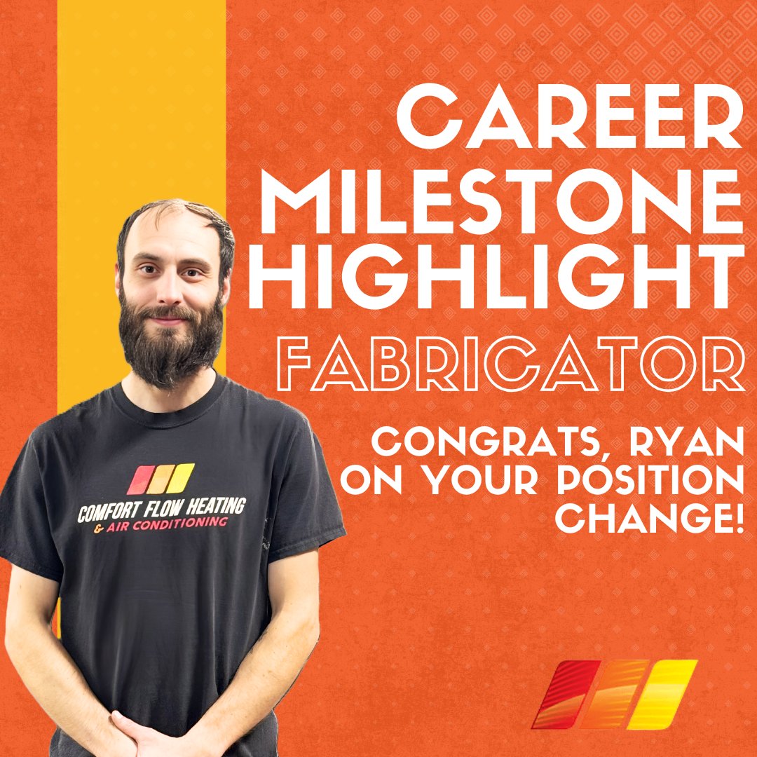 Congratulations, Ryan, on your new position in our Fab Shop! Ryan is moving into his new position from Warehouse/Delivery and we couldn't be more excited for him! 🎉👏 

#CareerChange #NewPosition #Congratulations