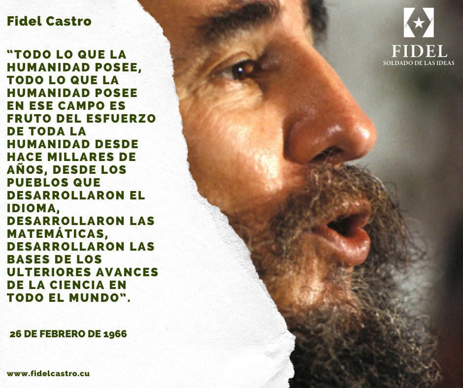 Fidel, Soldado de las Ideas tweet media
