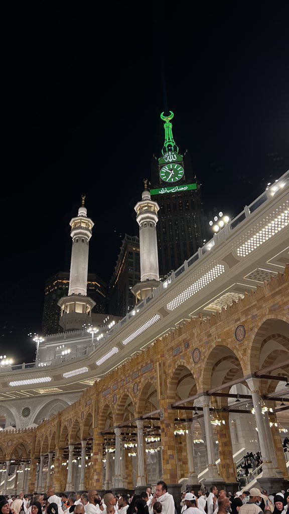 theholymosques's tweet photo. The Clock Tower signals the entry into the month of Ramadan 1447/2026.

#Ramadan_2026 #Ramadan https://t.co/shMIstNitn