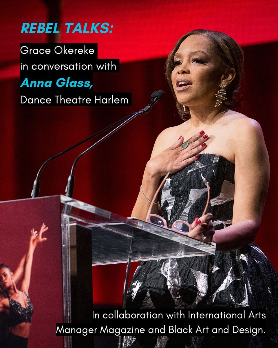 UpriseRebel's tweet photo. 🎙️ We are thrilled to present a new interview series Rebel Talks, launching with A conversation with @AnnaGlass  of the visionary @DTHballet  💫

In collaboration with Black Art &amp; Design and @IntArtsManager 

Read now: https://t.co/bV1LS9e1so https://t.co/JL5QCgc5eY