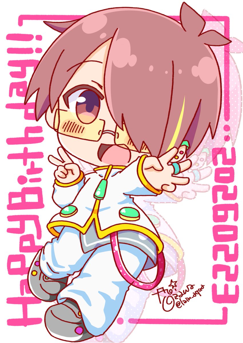 自分の誕生日は自分で盛大に祝うタイプ。ということで色違い作って遊ん