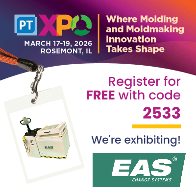 EAS_Europe's tweet photo. Come and visit us at PTXPO!

📍Rosemont, Il, USA

📌Visit us on Booth 601

📅 March 17-19th, 2026

Stop by to see our game changing SMED system

#PlasticsInnovation #RubberIndustry #moldchangesystems #SmartManufacturing #Automation #CompleteQuickMoldChangeSolutions #Smed https://t.co/KmvtTHxqhc