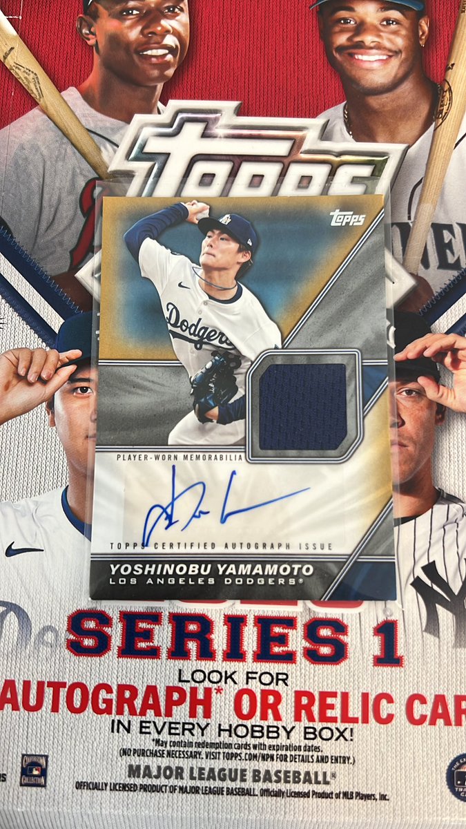 sem_one3's tweet photo. 🤯 Nice pull from my 1st hobby of this product, 50/50 too!  Thank you @Topps 🔥 card
@CardPurchaser https://t.co/JiE3IqN2he