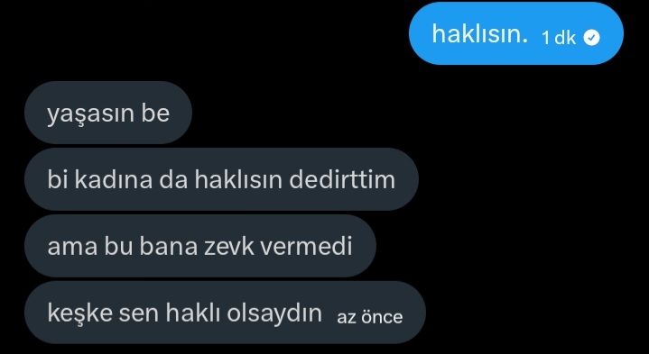 Haklı olmaya sürüklenmiş kız