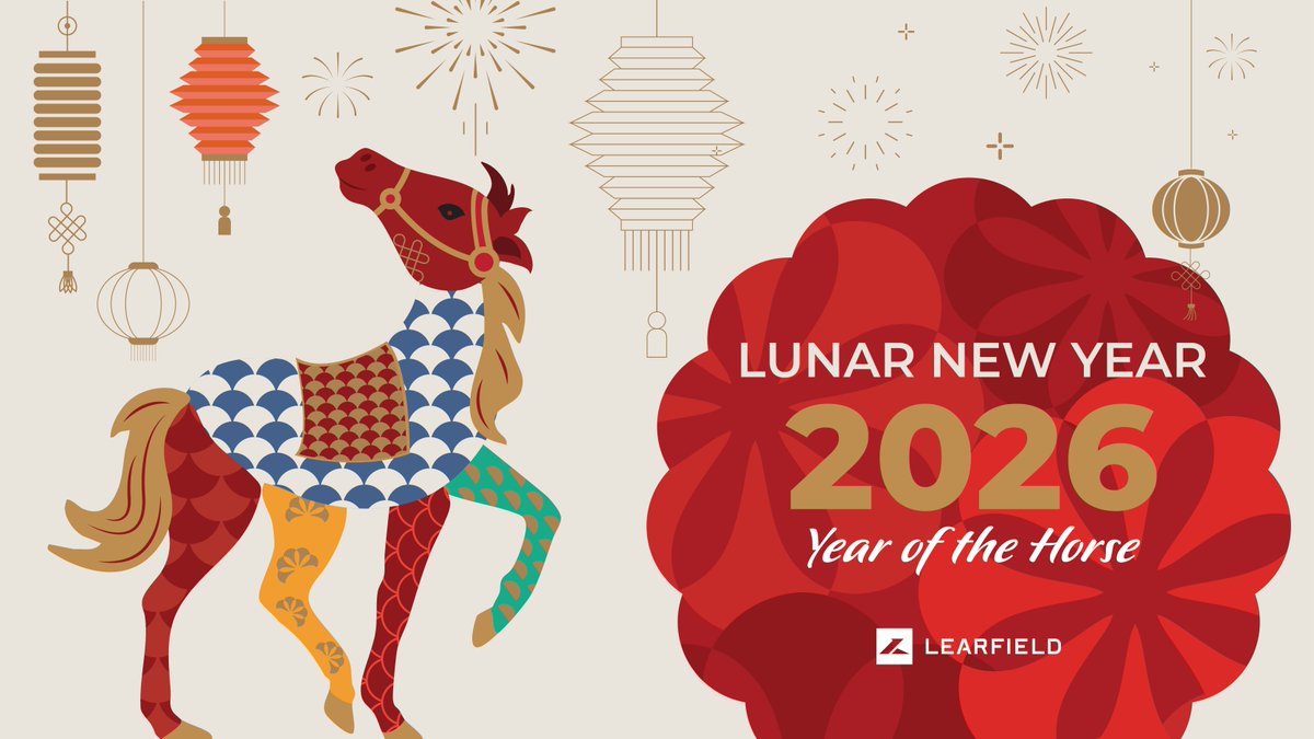 Learfield's tweet photo. Happy Lunar New Year and welcome to the Year of the Horse.
A year symbolizing strength, determination, and forward progress. Weβre proud to celebrate the cultures and traditions that enrich our communities.
#LunarNewYear #YearOfTheHorse #CelebrateCulture #Learfield https://t.co/l4tkqfDCDz