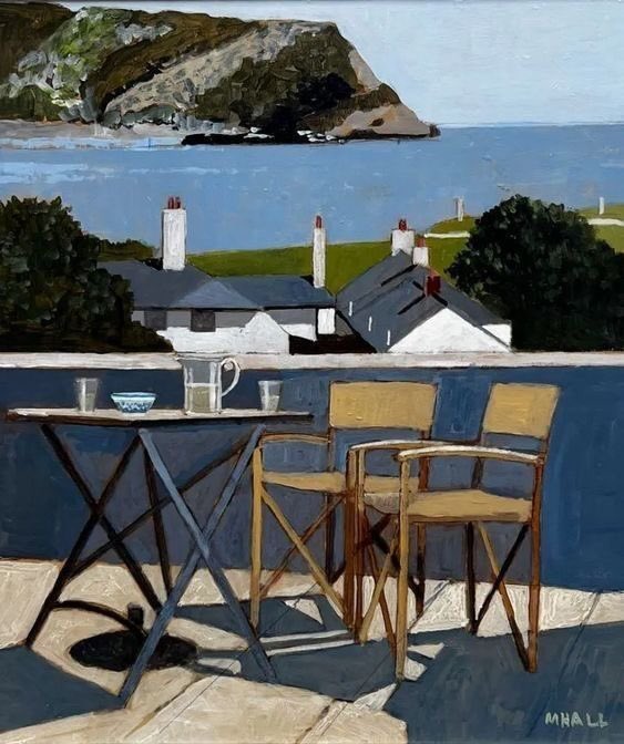 Mike Hall’s work appears on my site quite a lot ! 
Another piece which shows how talented he is.   The shadow work abs the colour of the water.   I haven’t seen this one before