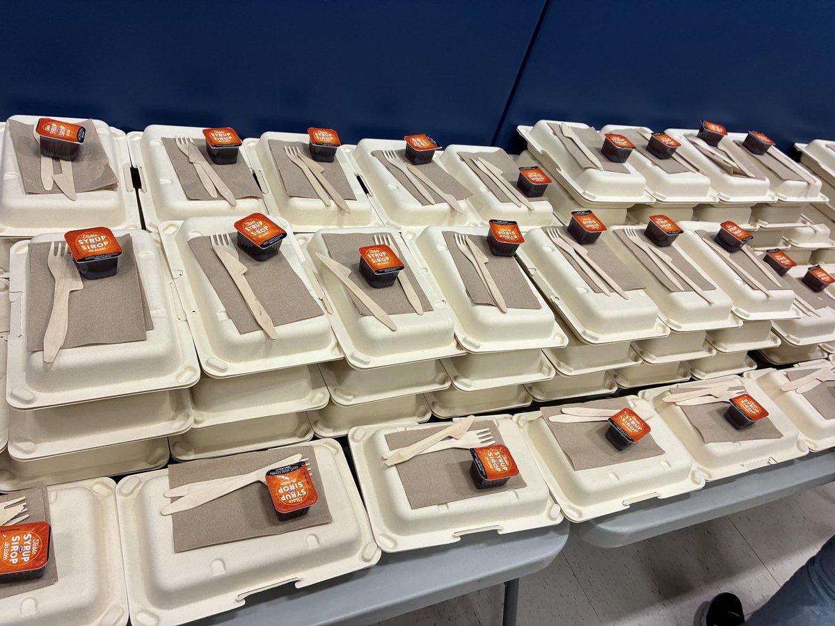 We dined together as a community and had pancakes for #shrovetuesday