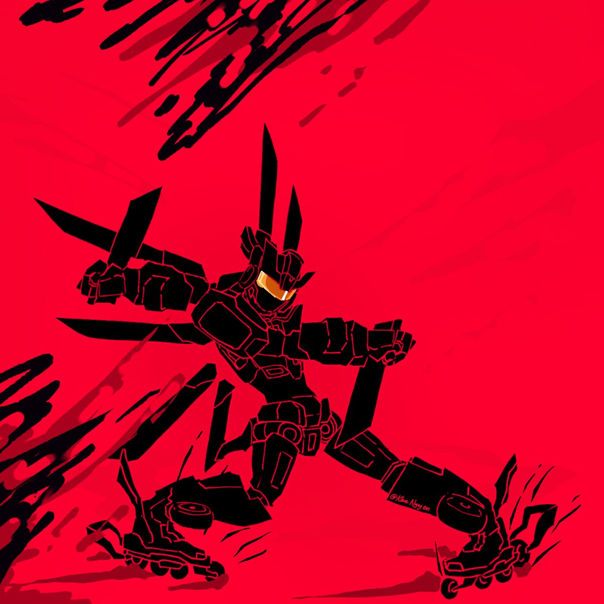 12khue1's tweet photo. I draw Flash Vector with V1 Ultrakill design💥⚡️. Original design is from Decishots
#metalcardbot #ultrakill #myart https://t.co/o8vvdw5bGq