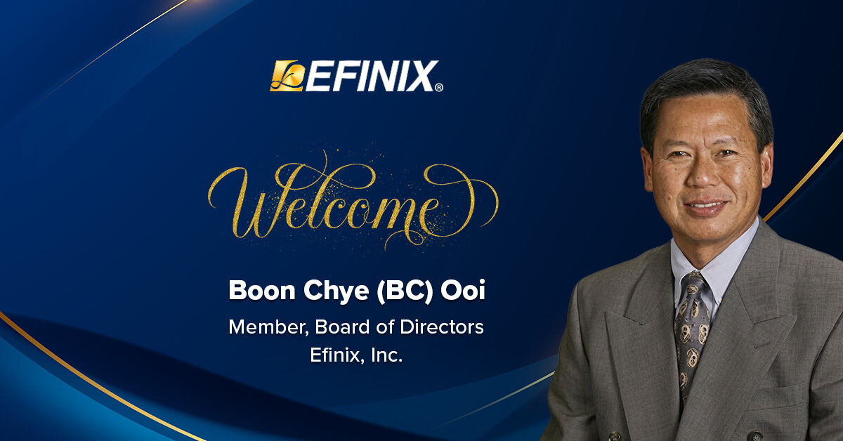 efinixinc's tweet photo. 🎉 Welcome to the Board! 🎉
We are pleased to welcome BC Ooi to the Efinix Board of Directors.
📰 Read the full press release: https://t.co/ACVWPofjsE
#Efinix #Leadership #AiFPGA https://t.co/V8gQFKGm6f