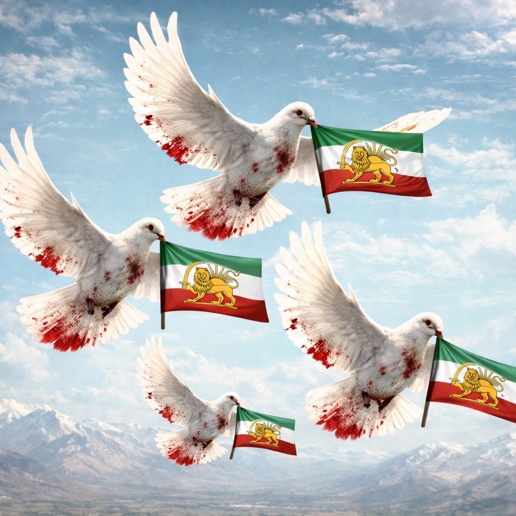 درود بر جاویدنامان میهن،
درود بر سرداران آگاهی #فرزندان_پرچم‌ 
برافرازندگان؛ #پرچم_شیر_و_خورشید
یاد ونام شما،در خون غیرت این سرزمین جاودانه است
شعله‌هایی که در ۱۸و۱۹ دی افروخته شد،
راه رهایی رابرای فردای ایران روشن کرد.
#رفراندوم_پرچم
#ایران_طلب
‌ <a href="/SamanthaIrani/">Simin 🏴🎗️</a> ♥️