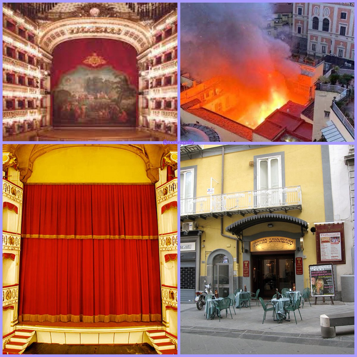 Il 26 Dicembre 1847, si inaugurava a #Napoli il #TeatroSannazaro. 
In 179 anni di storia, sulle tavole di quel palcoscenico definito “la bomboniera della città “ per la sua bellezza semplice senza troppi orpelli, creato del noto Fausto Niccolini e per volontà del duca di