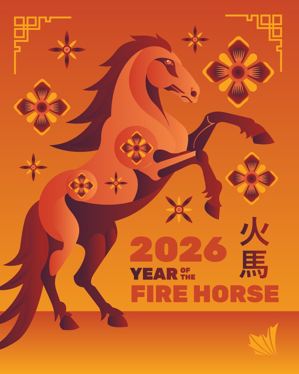 rupertport's tweet photo. Happy Lunar New Year! We wish you a super bright and transformative Year of the Fire Horse. https://t.co/KqgVBJaTxV