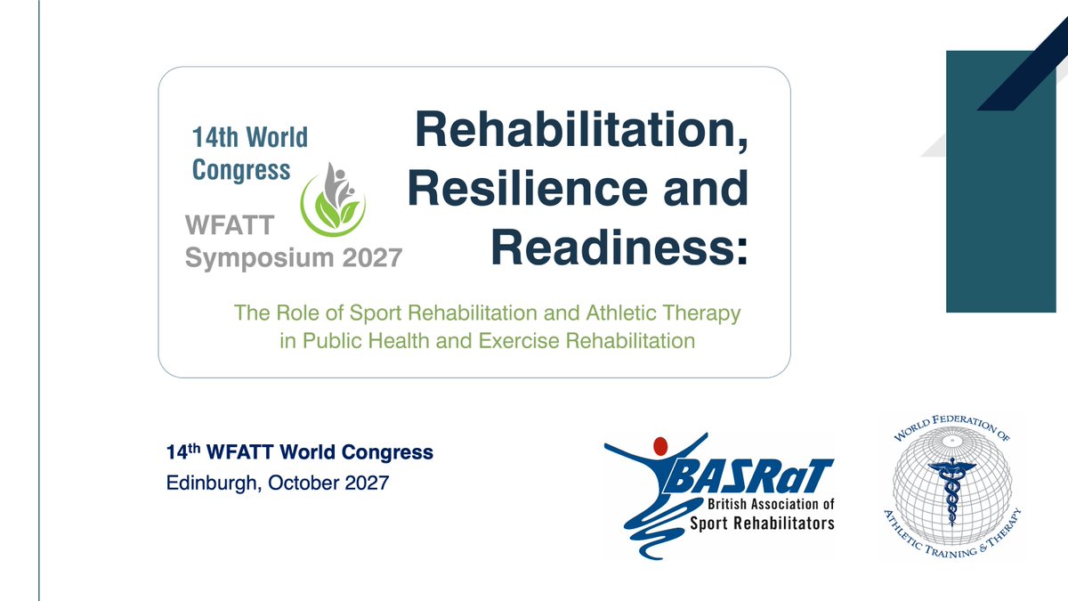 World Federation of Athletic Training & Therapy tweet media