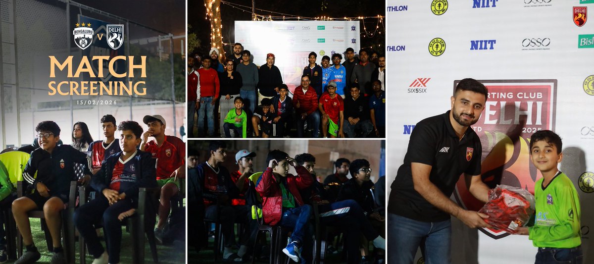 Can’t love these kids enough for choosing BFC 🆚 SCD over Ind 🆚 Pak! ❤️

Indian football’s future looks bright 🚀

#SportingClubDelhi #SCDelhi #AbDillikiBaari #ISL12 #BFCSCD

{ Sporting Club Delhi, ISL 12, BFCSCD}