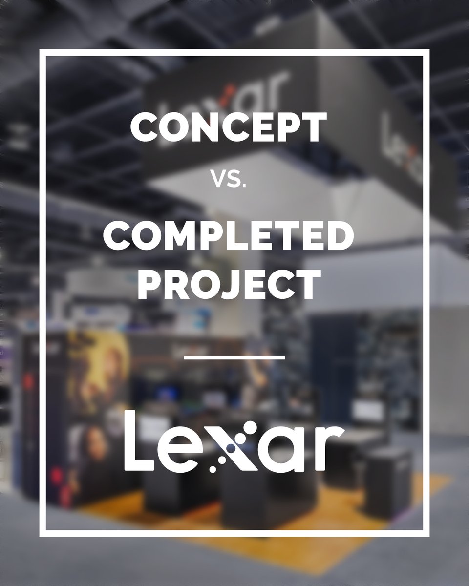 wearegilbert's tweet photo. Gilbert brought Lexar’s concept to life at the NAB Show with a custom exhibit showcasing advanced memory and storage solutions. https://t.co/naqAS45ApR