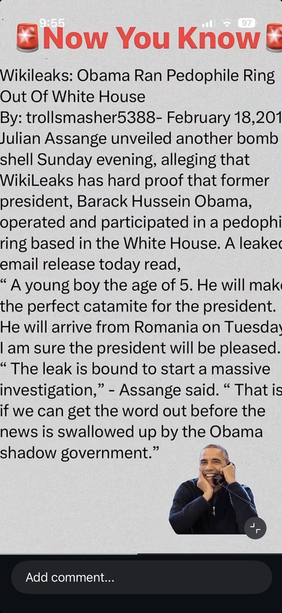 ⁦<a href="/BarackObama/">Barack Obama</a>⁩ ⁦<a href="/DOJCrimDiv/">Criminal Division</a>⁩ ⁦<a href="/FBI/">FBI</a>⁩