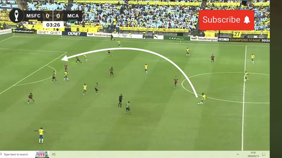 MakhubuSimanga's tweet photo. #MamelodiSundowns
💪🏽STRENGTHS
🚨Their attacking schemes complete
Traditionally a team that attacks mainly through the central corridor
Now➡️
✅Use width&deliver different types of crosses into the box
✅Play early crosses through inside diagonals
✅Create danger from 2ndballs https://t.co/Yp336Ec0pu