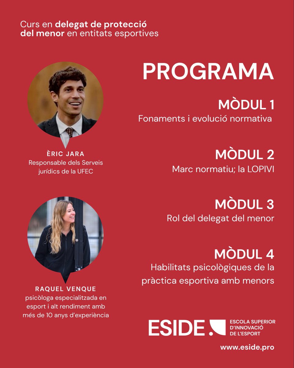 Escola Superior d’Innovació de l’Esport tweet media