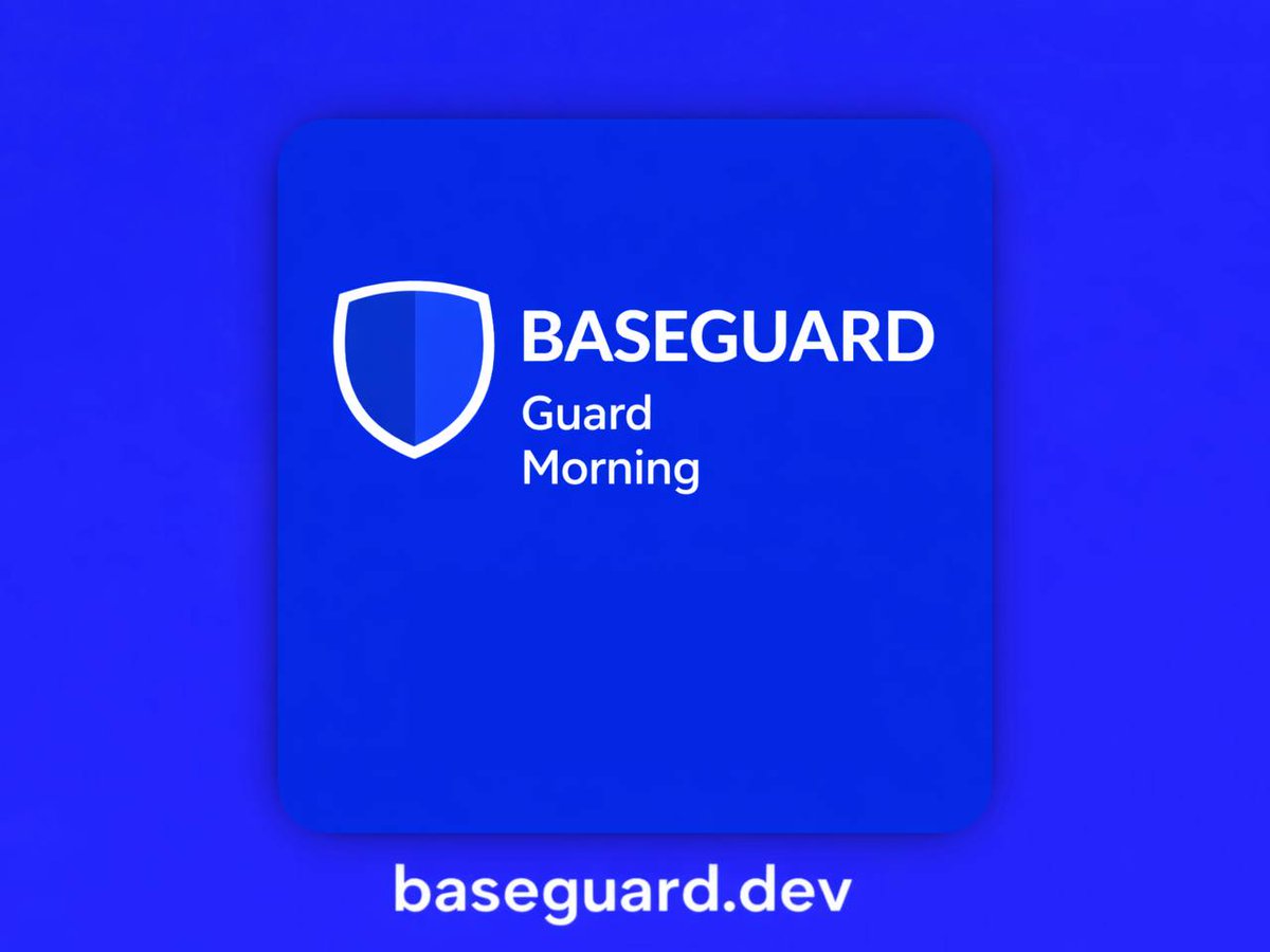 baseguardev's tweet image. GM builders ☕🟦

Before you ape, Baseguard it.
Deep scans. Real data. No blind bets.

Find gems 💎
Avoid rugs 🚫
Trade smarter on Base 🟦

👉 Baseguard.dev 🖥️ 
Buy $BASEGUARD 💎
Stay Base-guarded ☑️