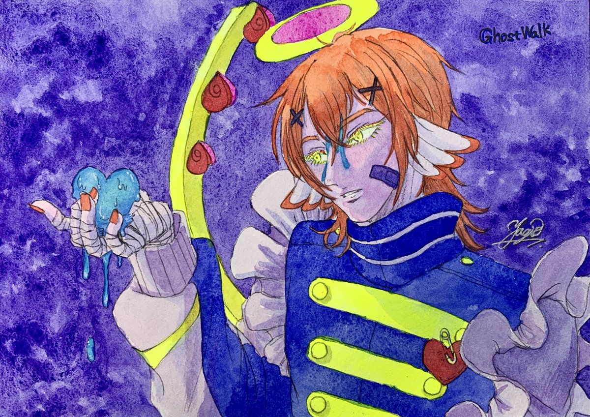 【FA】Ghost Walk Arsloid Cover

#水彩 #水彩イラスト #arsloid 
衣装デザインを気に入ってしまったので描きました！
見えないところは想像で補完しています