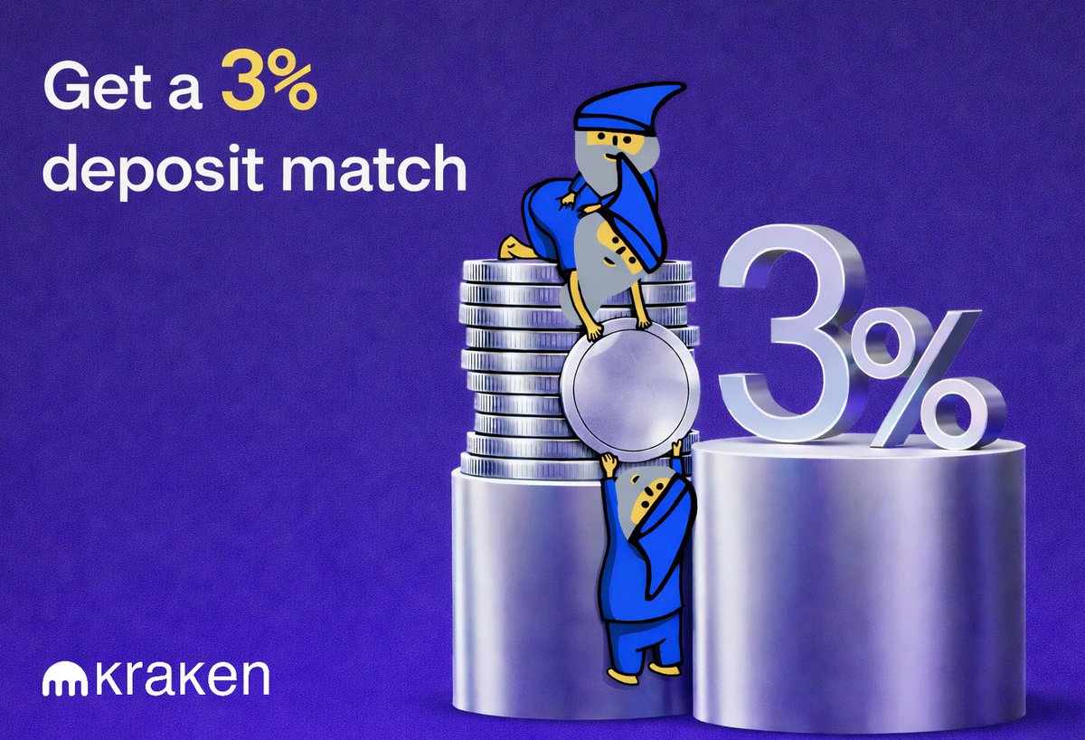 Attention $MIM holders:

<a href="/krakenfx/">Kraken</a> is currently offering a 3% deposit match on net cash and crypto deposits.

Depositing $MIM during the offer period qualifies for the 3% match.

A straightforward way to earn a little extra on your Magic Internet Money.

Full details below.