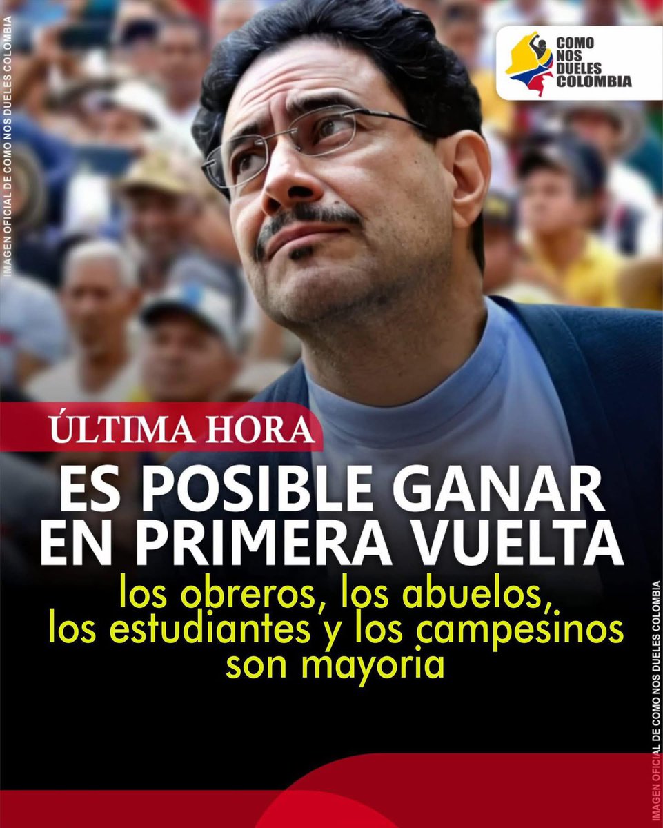 Recuerden que no hay duda,

Ganaremos en primera vuelta: