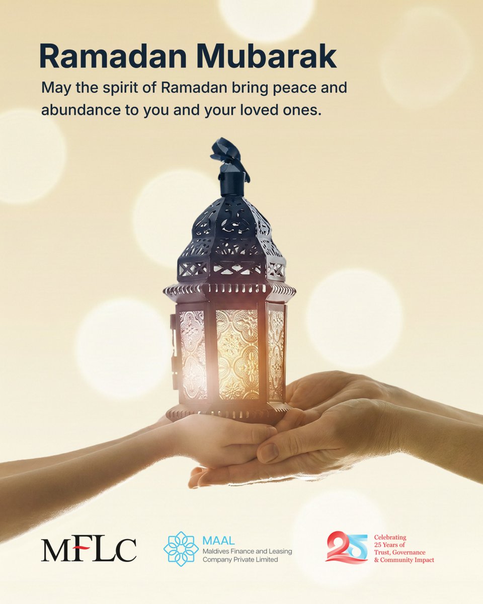 The Management and Staff of MFLC wish you a peaceful and blessed Ramadan. May this holy month be a season of reflection, joy, and spiritual growth for you and your loved ones. 🌙✨ #RamadanMubarak #MFLC #CreatingOpportunities