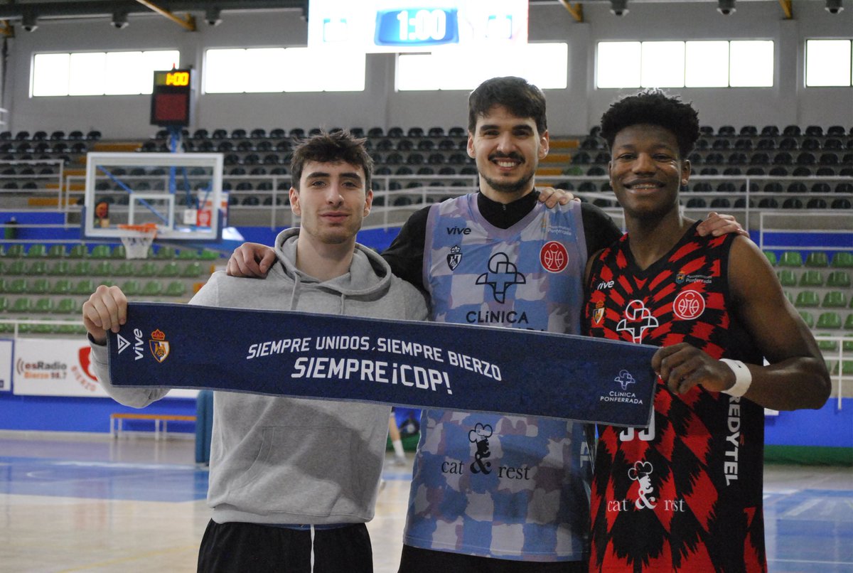 💙 Siempre unidos. Siempre Bierzo. 🤍 ¡SIEMPRE CDP!

🧣 Consigue tu bufanda este sábado en la entrada del pabellón y suma tu apoyo desde el primer minuto.

#AportaTuGranito #SomosSDP