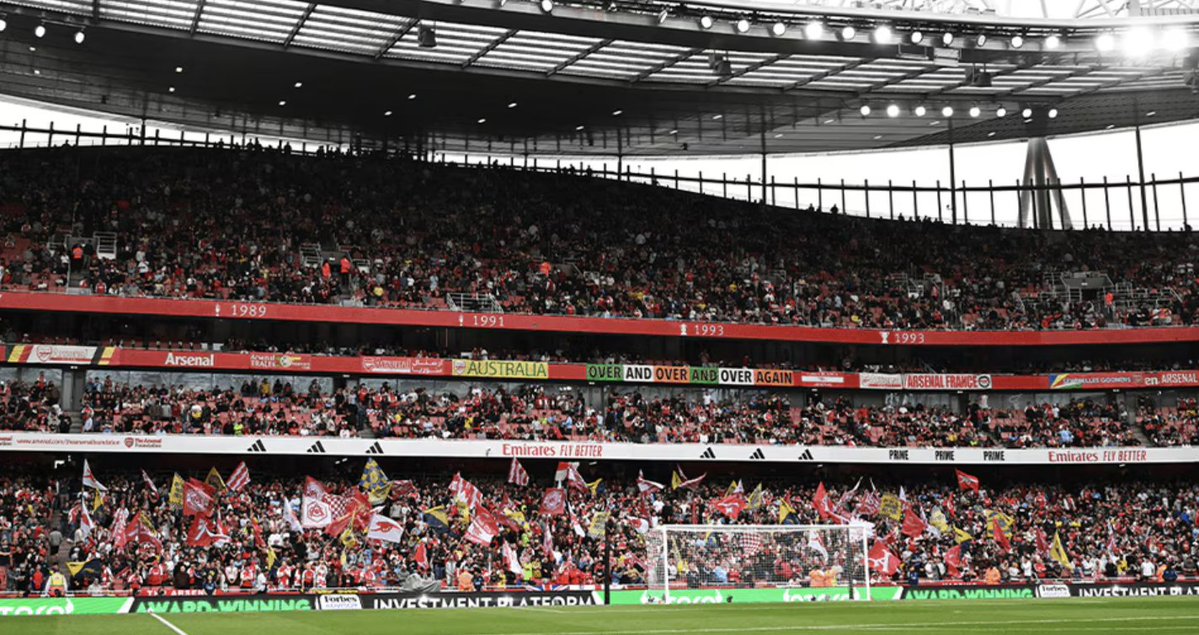 Arsenal to install safe standing at the Emirates. Clock end lower next season, north bank lower the season after.

Around 13,500 supporters (including away fans) will be in licensed standing areas by the 2027/28 season.

Ticket prices going up again from next season. 3.9% higher
