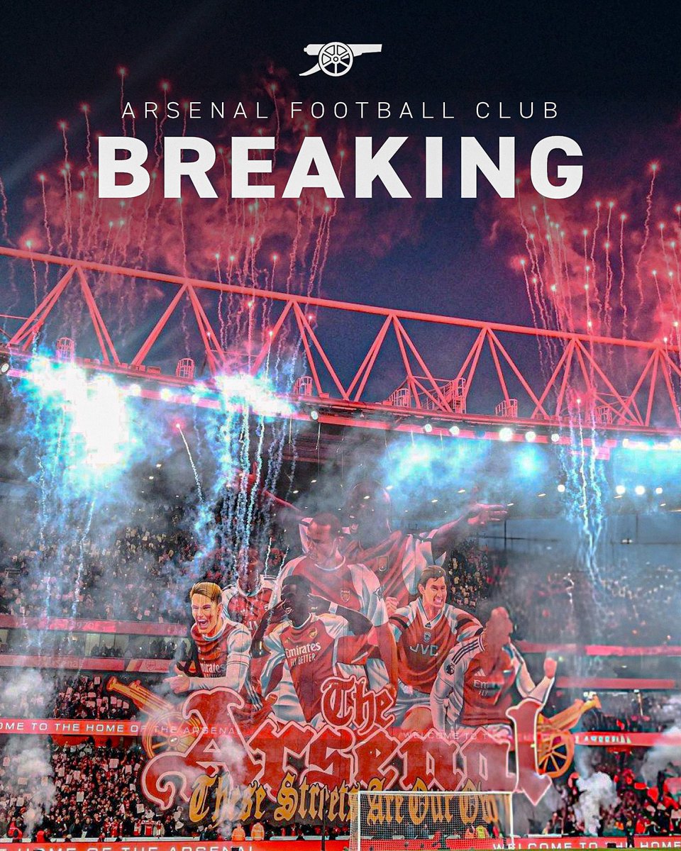 🚨Arsenal have announced the introduction of safe standing at the Emirates Stadium from the 2026-27 season.