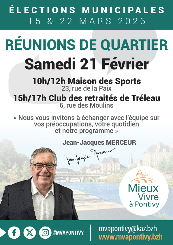 MVAPONTIVY's tweet photo. Jean-Jacques MERCEUR et son équipe souhaitent venir à votre rencontre afin d'échanger avec vous.
@jjmerceur1 
#bretagne #morbihan #pontivy #paysdepontivy #electionsmunicipales #electionsmunicipales2026 #mieuxvivre #mieuxvivreapontivy https://t.co/0kjbLUmwI3