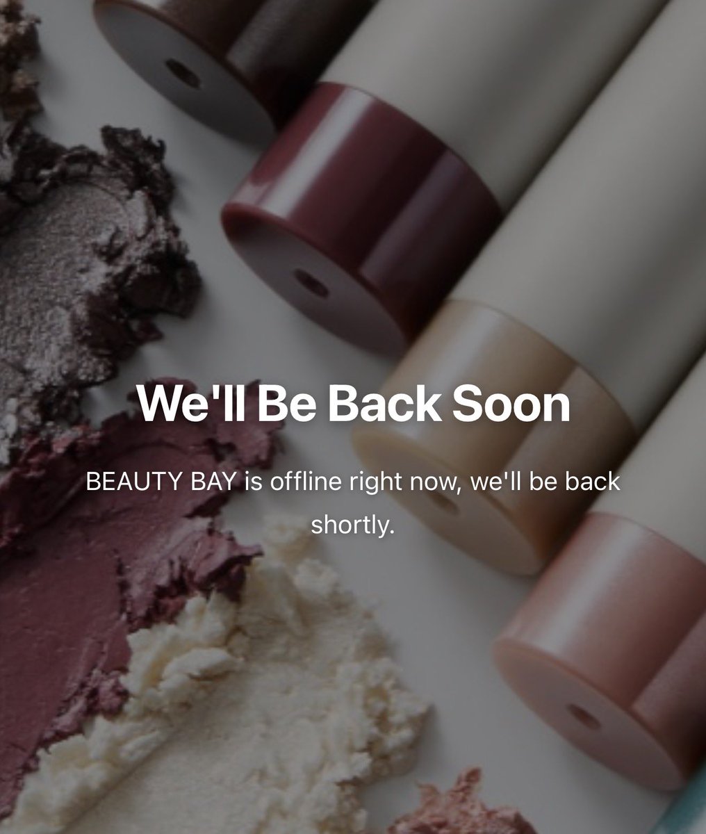 StueyEllz's tweet image. Beauty Bay has tumbled into administration.
Website is down.
If you need a refund, or waiting for an order, contact your bank.