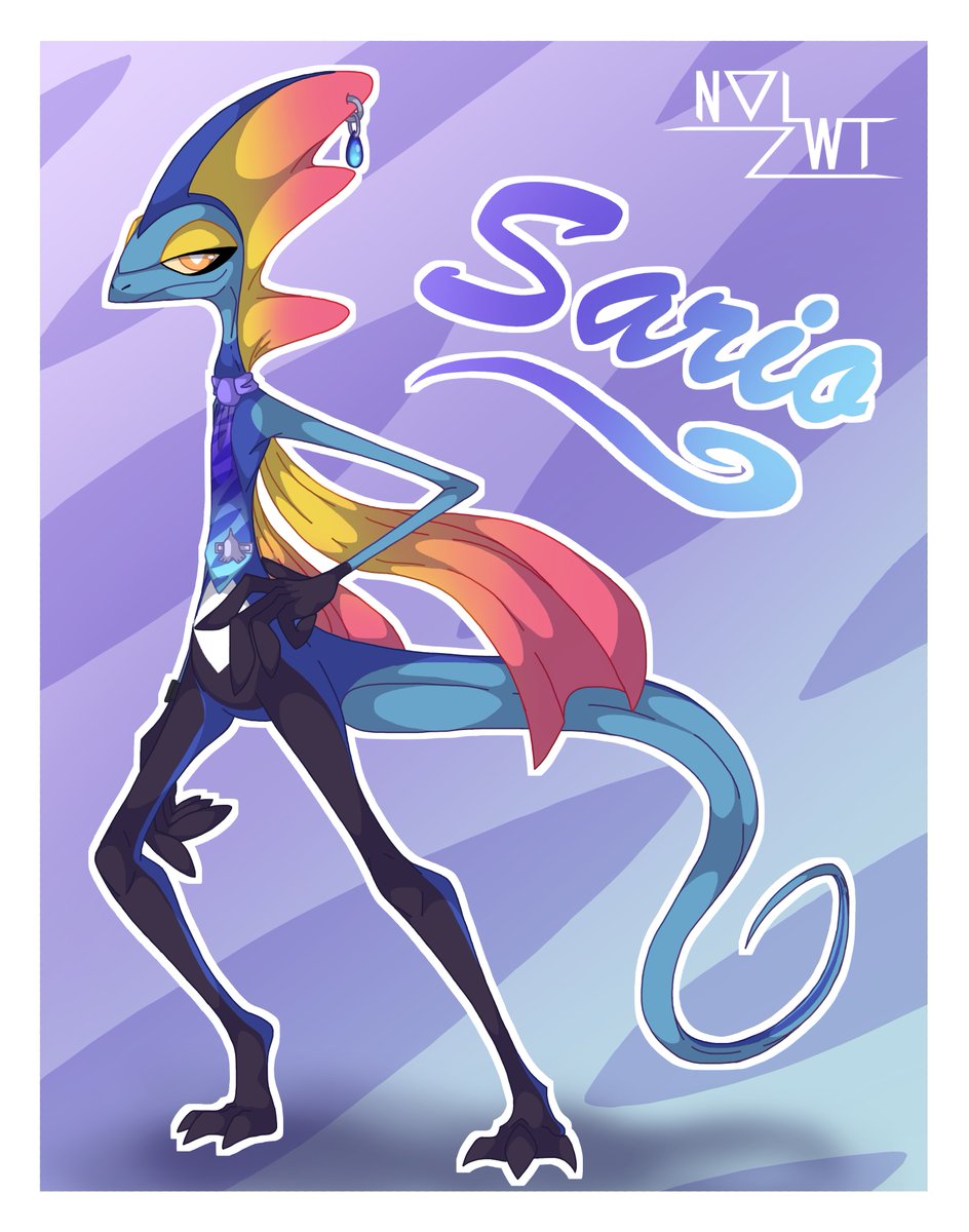 Nal_WingsTracks's tweet image. Sario the Inteleon! 🦎

Gift for @SweetieLandtica :3

Really love the gradient, was very fun to color