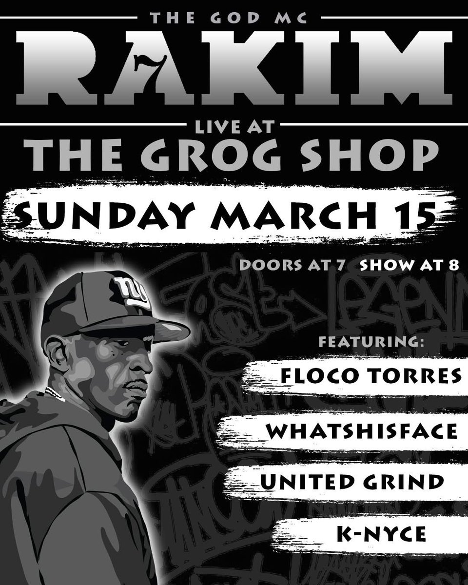 Benfulkman99's tweet photo. Akron’s very own @FlocoTorres is opening for one of the greatest to ever touch a microphone in March! https://t.co/RptvMUKm4Q