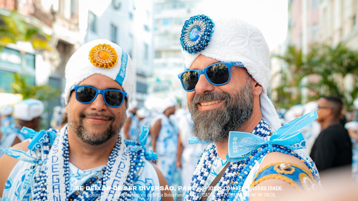 EsportesDaSorte's tweet photo. Foi lindo os Filhos de Gandhy 💙

#DuvidoVocêNãoSeDivertir #JogueComResponsabilidade 18+ #CarnavalDaSorte #Carnaval2026 #Salvador https://t.co/XPh55InBmK