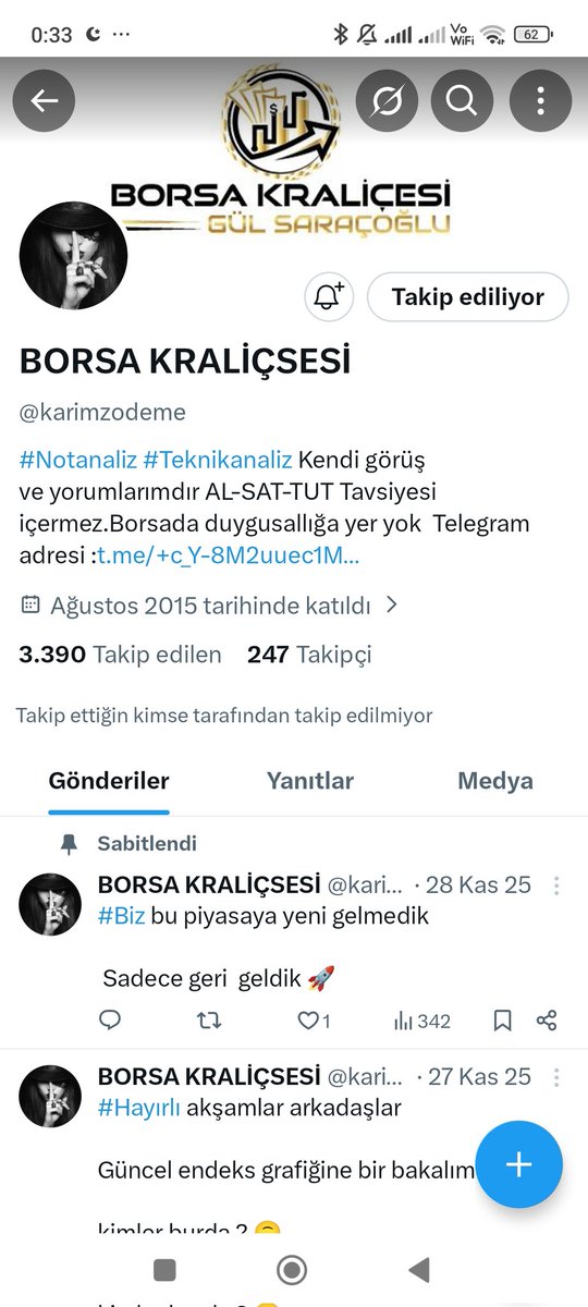 BORSA KRALİÇESİ tweet media