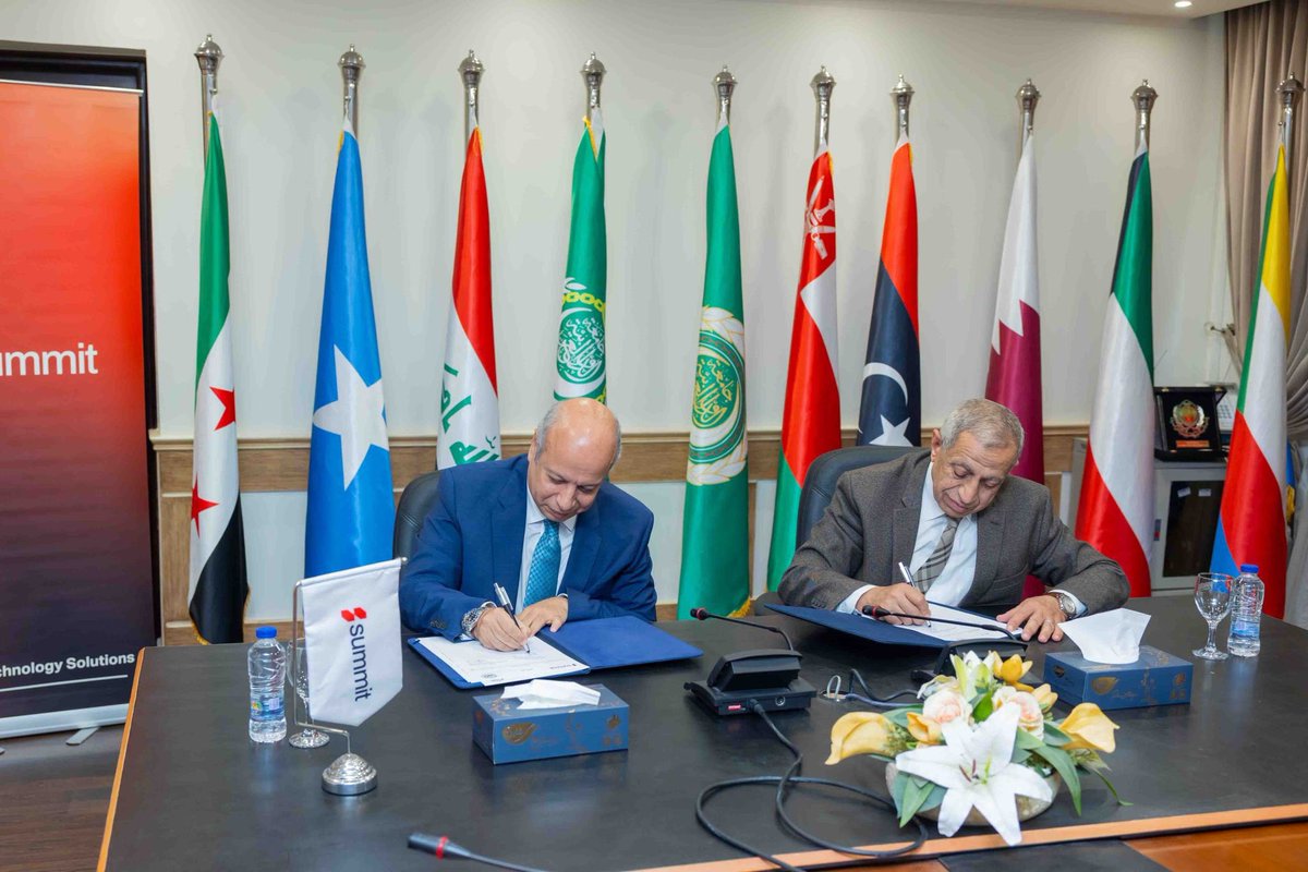 SummitTecnology's tweet photo. Summit Technology Solutions signs an MoU with Arab Academy for Science, Technology and Maritime Transport (AASTMT) to advance collaboration in IT, Cybersecurity, Cloud &amp; AI empowering future-ready talent and driving digital transformation.

#StrategicPartnership #AI https://t.co/YuithePv5K