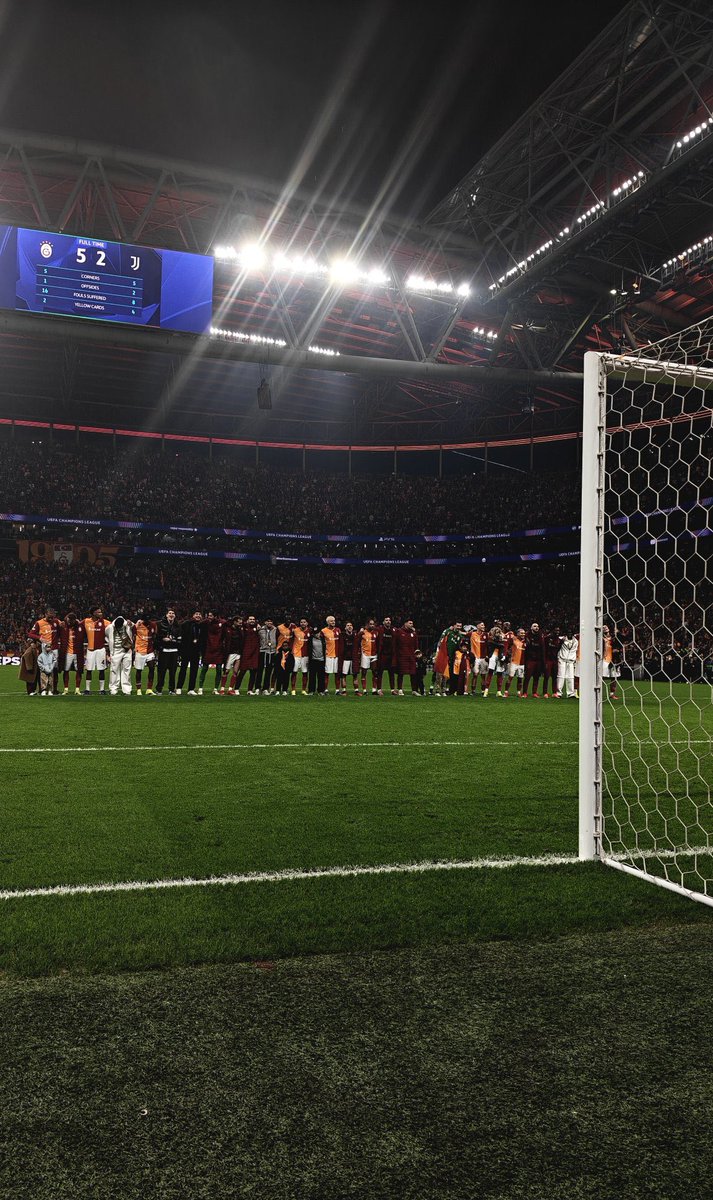 Gecenin keyif seviyesi #GSvJUVE